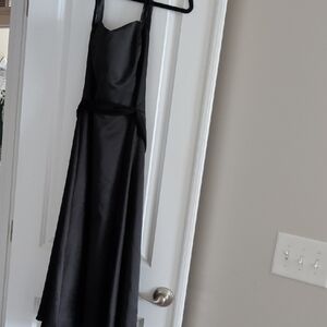 White House Black Market Black Satin Dress